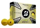 BRIDGESTONE E12 CONTACT MATTE YELLOW 4 DOZEN GOLF BALLS - VALUE PLUS!