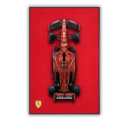Classic Leather Wall Mount Display for LEGO® Technic™ Ferrari F1 42207