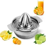 Citrus Juicer Stainless Steel, Manual Hand Citrus Juicer Squeezer