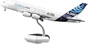 Pre-Built Model Aircraft for Airbus A380 F-WWDD Diecast Airplane Model 1:200 Scale – 36cm Finished Aircraft Replica Miniature Airplane Model