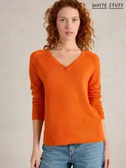White Stuff Orange Naria Jumper (F97390) | $63
