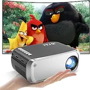 Mini Projector Mobile Phone Portable Projector 1080p UHD Wireless Mirroring Screen with Smartphone/Table Complete TV Stick/PS5/PC/Android/IOS Indoor Outdoor