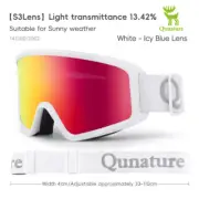 Qunature Ski Goggles Anti-fog Double Layers Ski Glasses Snowboard Snow Goggles