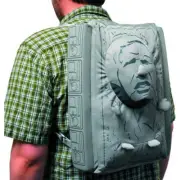 Star Wars - Han Solo Carbonite Plush Backpack Bag NEW Comic Images