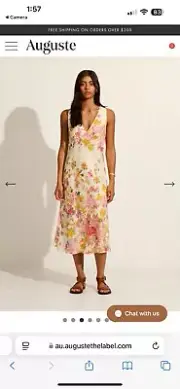 Auguste The Label Lara Midi Dress Small