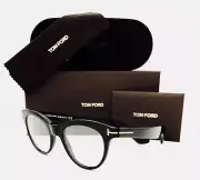 New Tom Ford Reading Glasses TF 5378 001 49-20 145 Black & Gold Frames Readers