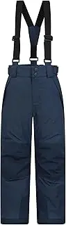 [Mountain Warehouse] Falcon Extreme Kids Ski Pants – Taped Seams Bottoms, Waterproof Childrens Trousers, Snow Gaiters, Security Pockets – Ideal for Winter Sports, Snowboarding