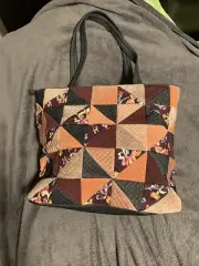 Vera Bradley Iconic Large Vera Tote, Denim Navy Patchwork, #24998-I27, NWT