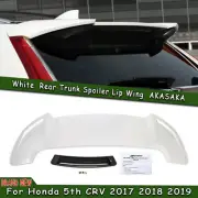 AKASAKA Rear Trunk Spoiler Splitter Wing Lip For Honda CRV 2017-2022 White (for: Honda)