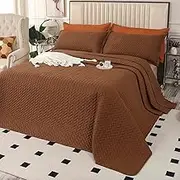 OFIXI Oversized King Plus Szie Quilt Set 3 Pieces,128"x120" Extra Large King Size Bedspreads Lightweight Comforter Reversible Coverlet Bed Cover for All Season, Sage