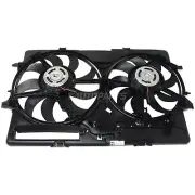 New Dual Fan Assembly Fits 2008-2018 Audi Q3 Q5 A4 3.2l V6 Models AU3115113 (for: Audi)