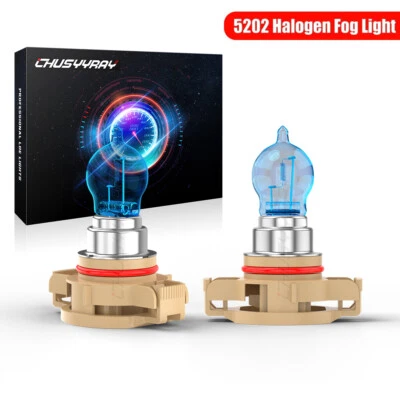2504 PSX24W White Halogen Fog Driving Light Bulbs For Jeep Wrangler JL 2010-2020 (for: Jeep)