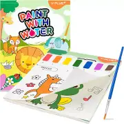 Paint with Water Books for Toddlers, Watercolor Painting Paper for Kids Ages 1-3