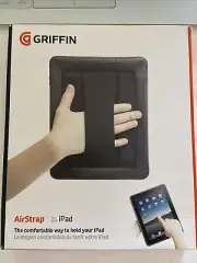 Griffin AirStrap 1st gen iPad Black Case w/strap computer, tablet GB01759 New