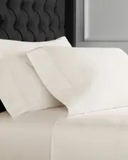 Melange Hemstitch 1000 Thread Count Easy Care 6pc Sheet Set