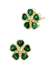 Savvy Cie CZ Stud Earrings