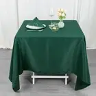 70" x 70" HUNTER GREEN Premium Polyester Square TABLECLOTH Party Events