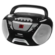 Lenoxx Portable CD/Cassette Player - Black
