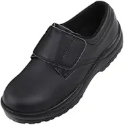 [MMN] Kitchen Rider Non-Slip Shoes for Restaurant Staff Men & Women Steel Toe Cap Water & Oil Resistant Slip-Resistant Work Shoes