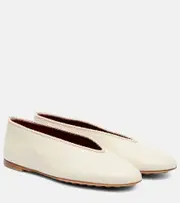 [Bottega Veneta] Bottega Veneta Rosa leather ballet flats AU 6 white