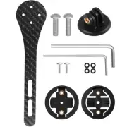 Out Front Computer Mount, Multifunctional Carbon Fiber Bike Mount Integrated ...