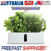 9 Pods Hydroponics Growing System Smart Indoor Herb Garden Kit with LED & Timer