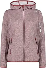 [CMP] Lightweight fleece jacket with Knitted Hood