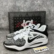 Nike KD 15 Basketball Shoes Mens 14 Black White Speckled Oreo DO9826-100