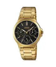 Casio LTP-V300G-1A Analog Gold Tone Stainless Steel Classic Quartz Ladies' Watch