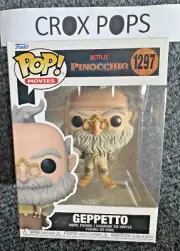 GEPPETTO Pinocchio 1297 Funko Pop Vinyl New in Mint Box + Protector