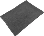 COMPUKAS Pet Warm Blanket Heating Blanket Pet Heating Pad Warming Dog Bed Dog Accessories Cat Accessories Kitten Supplies Grey Lambswool