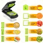 Vegetable Chopper Multifunctional Veggie Chopper with Container Practical AlWin