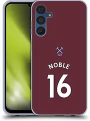 Head Case Designs Officially Licensed West Ham United FC Mark Noble 2020/21 Players Home Kit Gel Case [Military Grade Protection] Compatible with Samsung Galaxy A15