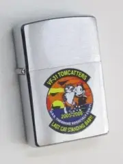 Zippo lighter US Navy Tomcatters VFA-31 made in 2006 unused imported from Japan