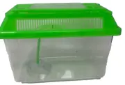 Terrarium Small Fish Tank Turtle Tank Turtle Living Tank for House Carrying