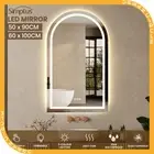 Simplus Arch Bathroom Wall Mirror Wall Light Anti-Fog Vanity Makeup Mirrors
