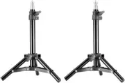 Mini Set of Two Aluminum Photography Back Light Stands with 32"/80cm Max Height