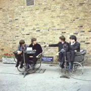 George Harrison John Lennon Ringo Starr Paul McCartney of The Beat- Old Photo