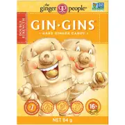 The Ginger People Gin Gins Ginger Candy Hard Double Strength 84g (Pack of 12)
