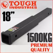 18" Inch Hitch Extender Bike Rack Extension TowBar Adaptor Trailer 4WD Car 2"