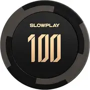 SLOWPLAY Godel Clay Poker Chips, 14 Grams Heavyweight Clay Composite, 40mm Large Chips in Bulk, Pack of 50 Pieces