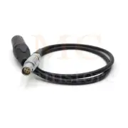 Male 4pin XLR to Female 1B 6pin Power Cable for Red Scarlet Epic Scarlet 23.6 in