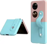 Protective Phone Case Slim Case Compatible with Huawei Pocket2 with Adjustable Wrist Strap and Lightweight Design, Luxury Hard PC Shockproof Protective Cover Soft Wristband Handheld Phone Case Full Co