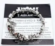 Alex and Ani Starry Eyed Studstruck Wrap Bracelet