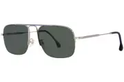 Paul Smith Clifton PSSN02558-02 Sunglasses Men's Shiny Silver/Green Pilot 58mm