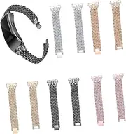 GRIRIW Smart Watch Band Stainless Steel Watch Band Metal Watch Band Stainless Steel watchband Wristband for Watch Replacement smartwatch Strap Replacement watchband Diamond Accessories b5