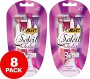2 x BiC Soleil Twilight Disposable Razor 4pk+Women'S Razors...