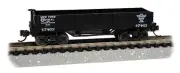 Bachmann - Old-Time Wood Gondola - Ready to Run -- New York Central (black) - N