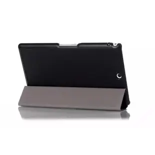 【超薄三折】Sony Z3 Tablet Compact SGP641 休眠 磁扣 支架 皮套 保護套