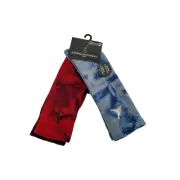2 PACK Jordan Air AOP Flight Crew Socks Basketball BJ0487-BAJ Kids 5Y-7Y